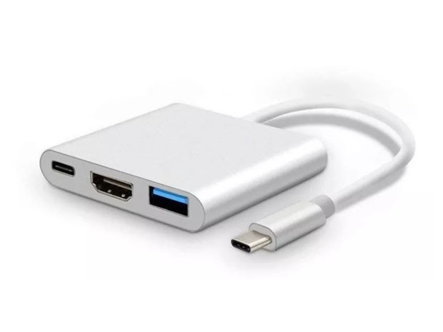 &u+ CONVERTIDOR CABLE TIPO C A TIPO C + HDMI + USB 3.0 (3033)